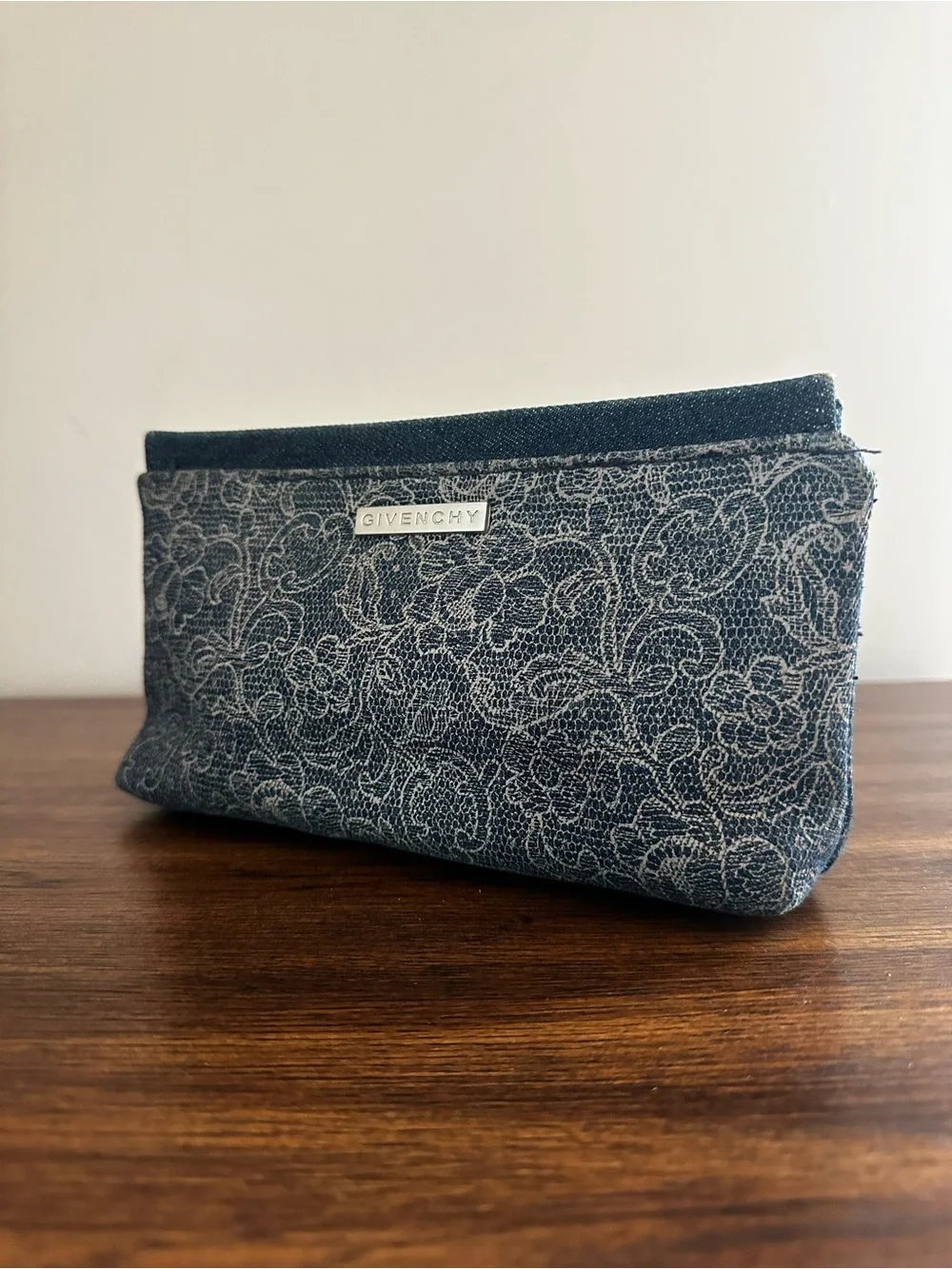 Givenchy Lace Overlay Vintage Cosmetic Bag